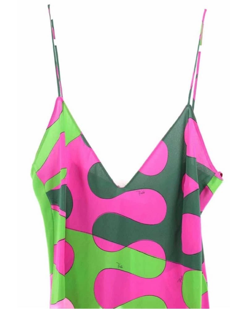Pucci leocorno Slip Dress Slit  - Image 3