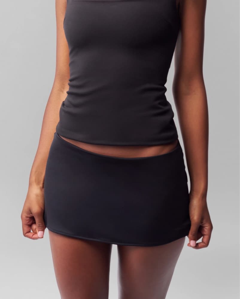 Guizio Micro Mini Stretch Skirt - Image 1