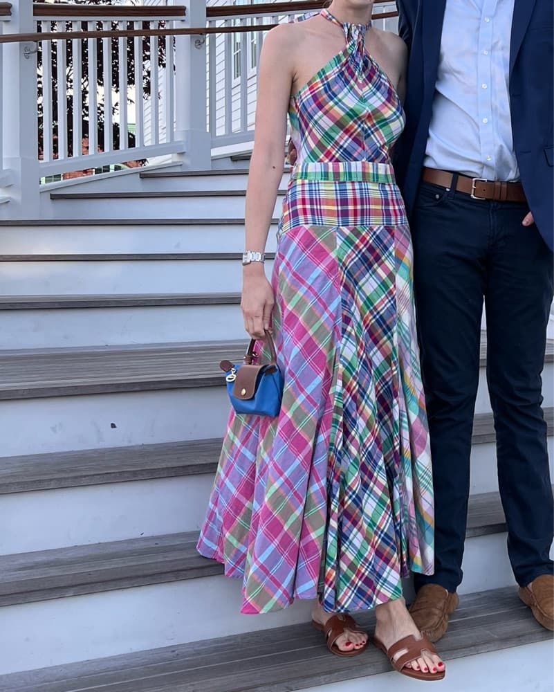 Ralph Lauren Plaid Drop Waist Dress - Image 2