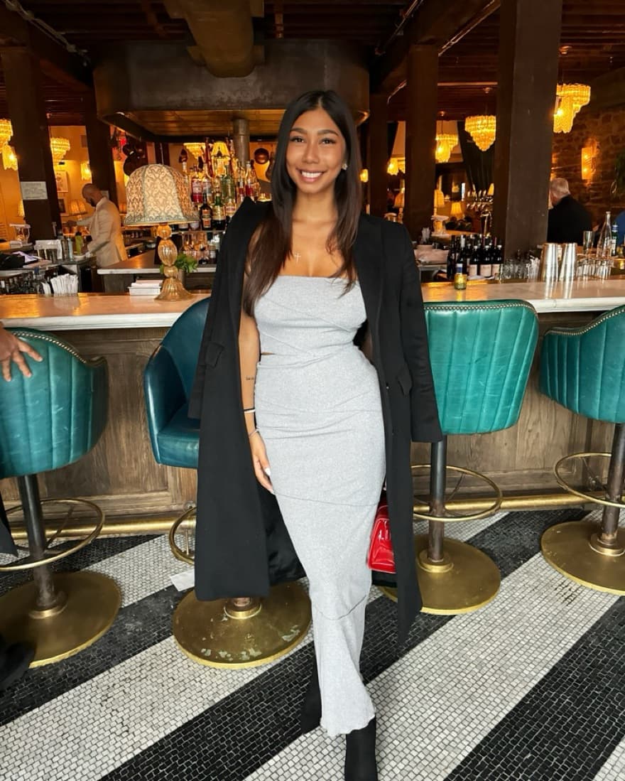 Grey Maxi Skirt Set  - Image 1