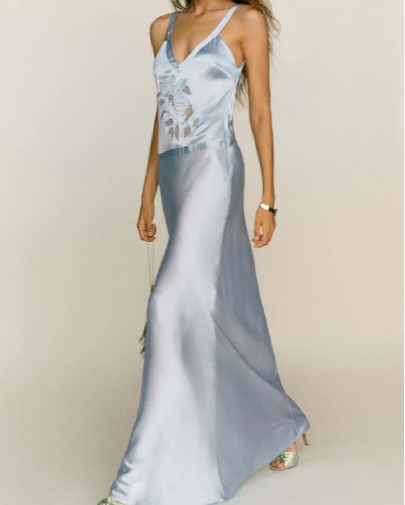 Reformation Tatie Silk Dress - Image 1