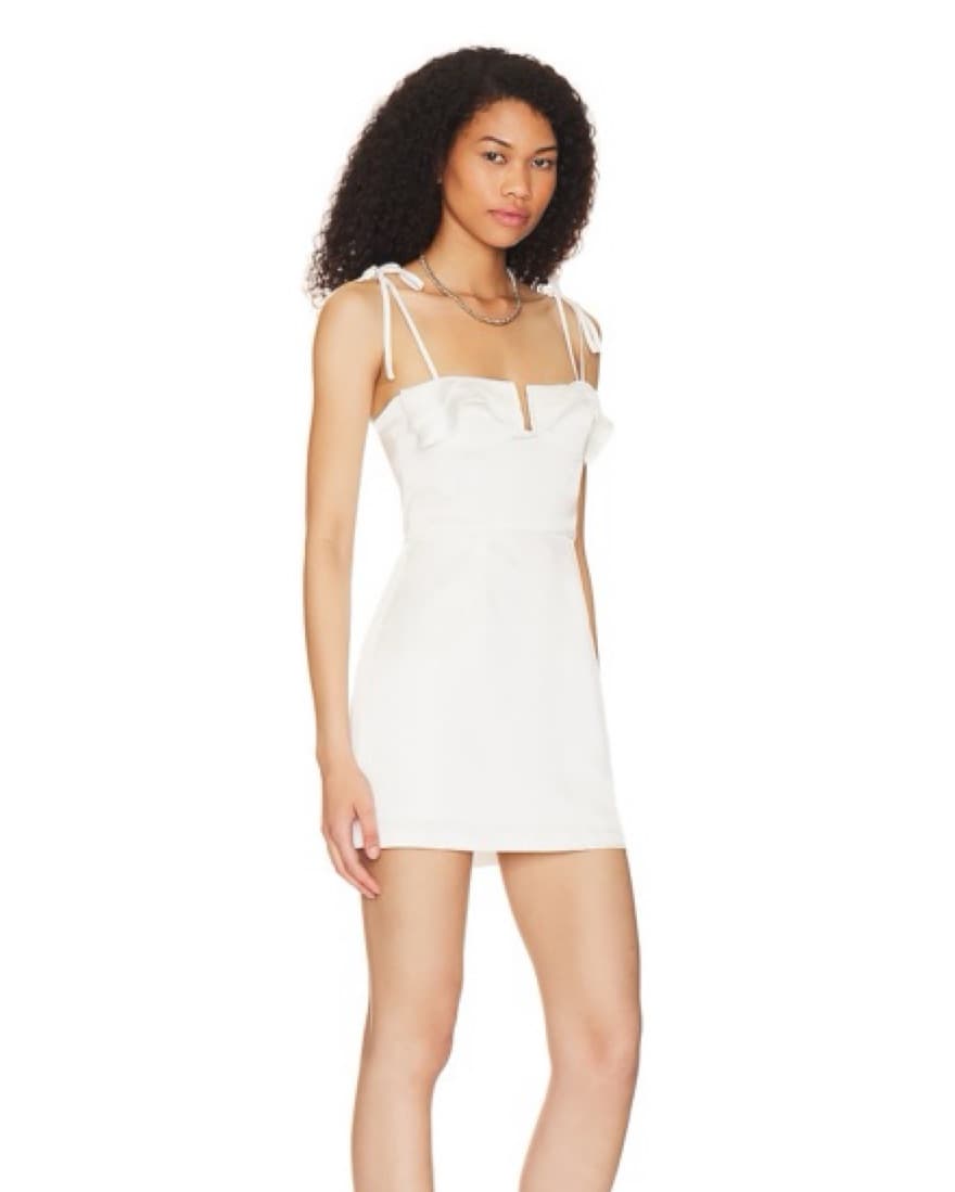 Superdown Chantell Tie Strap Mini Dress - Image 3