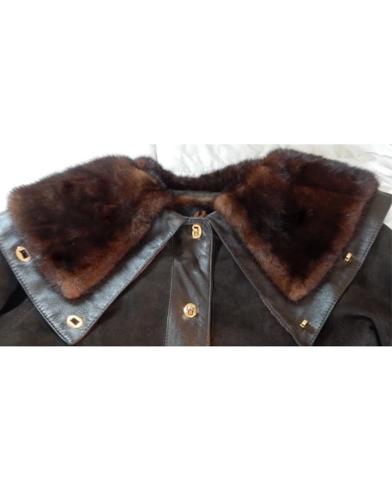 Real/ Genuine Mink FUR Coat  - Image 4