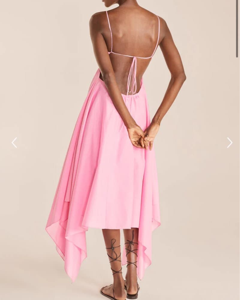 Rebecca Taylor Pink Handkerchief Dress - Image 2