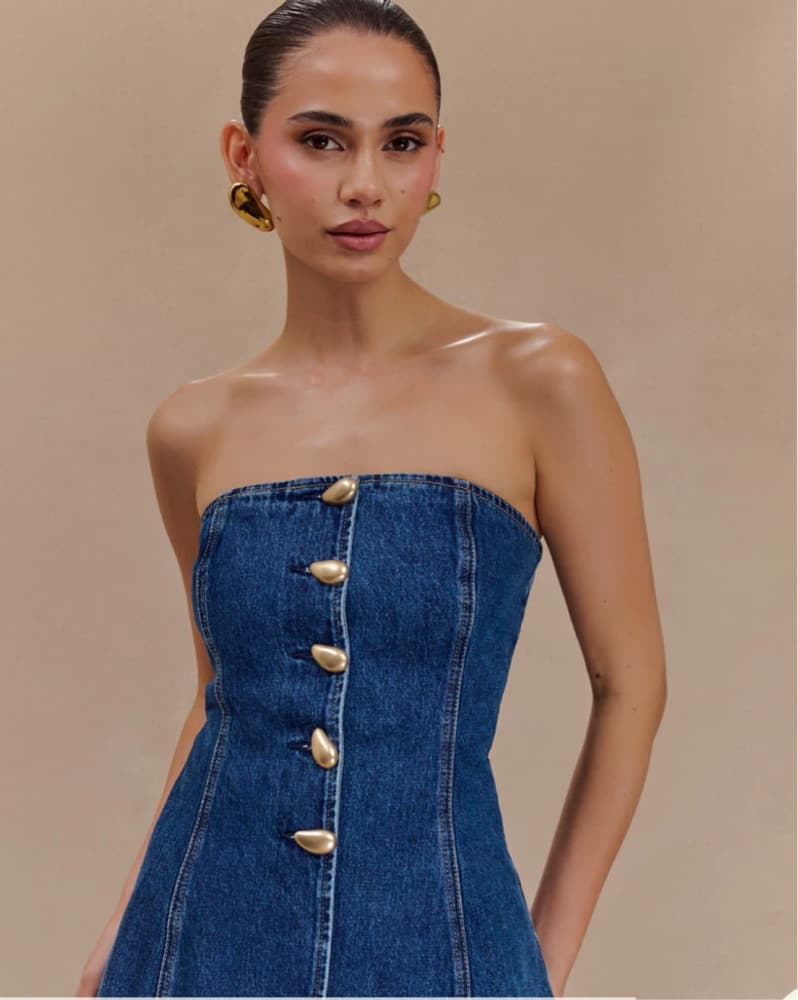 Meshki Lennox Strapless Long Line Top  - Image 1