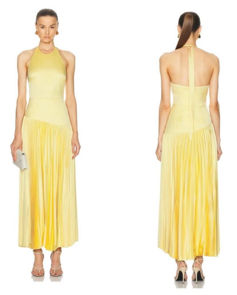 ALEXIS- Saab Dress Yellow - Image 1