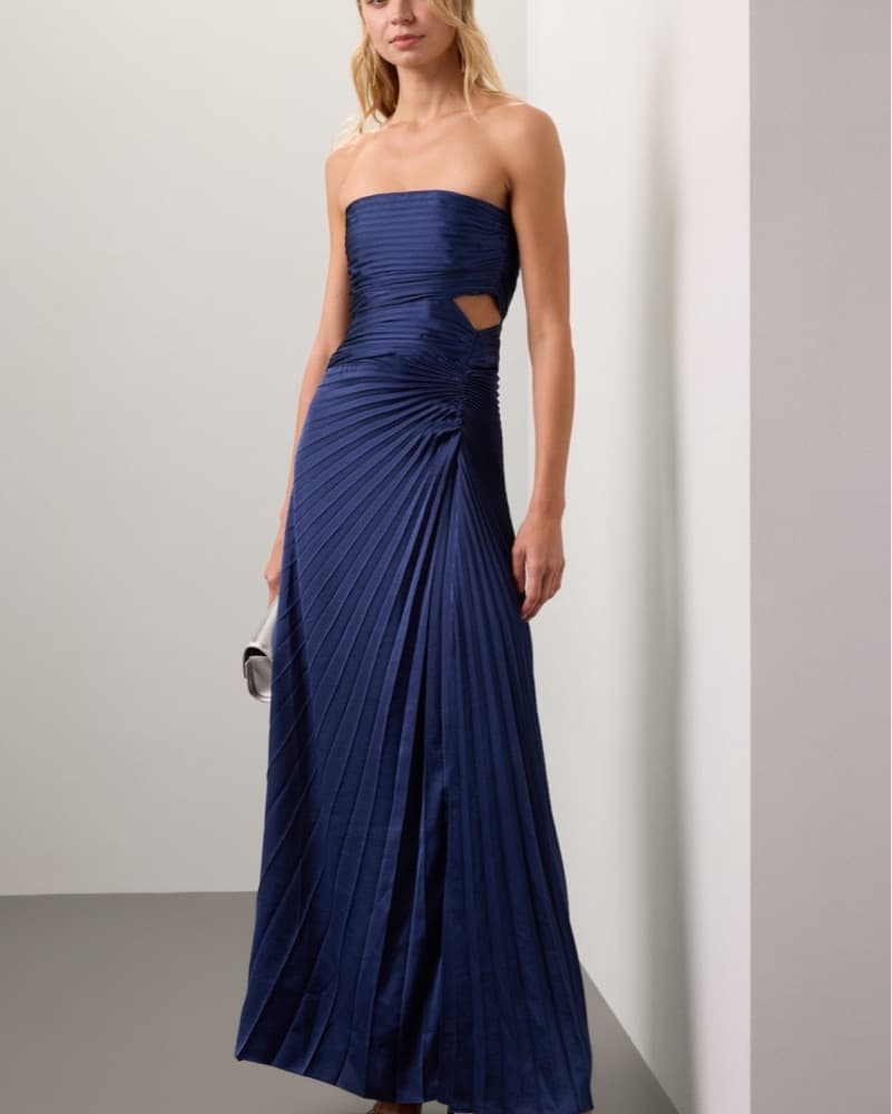 A.L.C. Emerson Dress In Navy  - Image 1