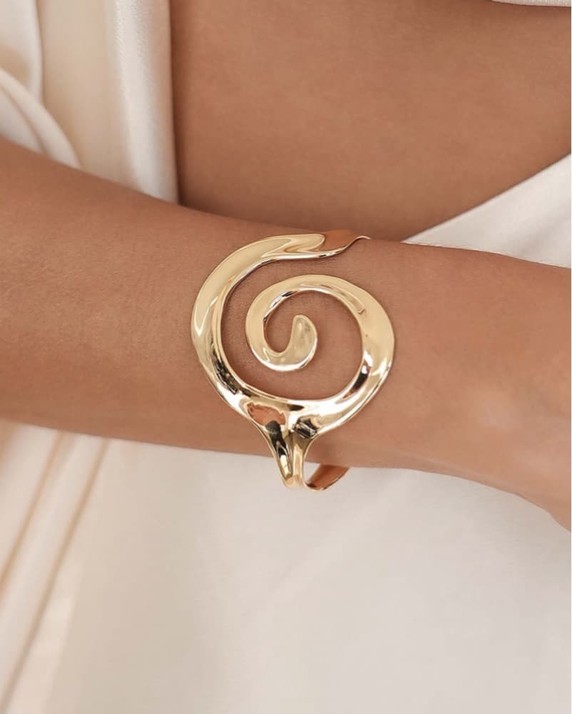 Cult Gaia Vibe Spiral Cuff Bracelet - Image 1