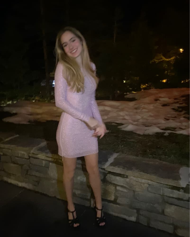 Self Portrait Dress with Rhinestones - Image 1