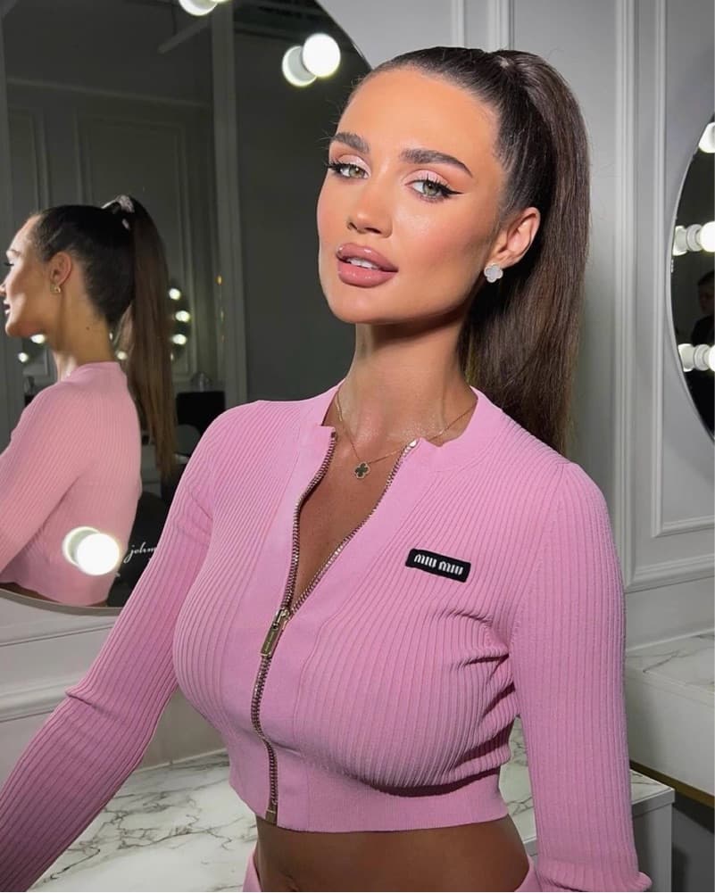 Miu Miu Pink Zip Cardigan  - Image 1