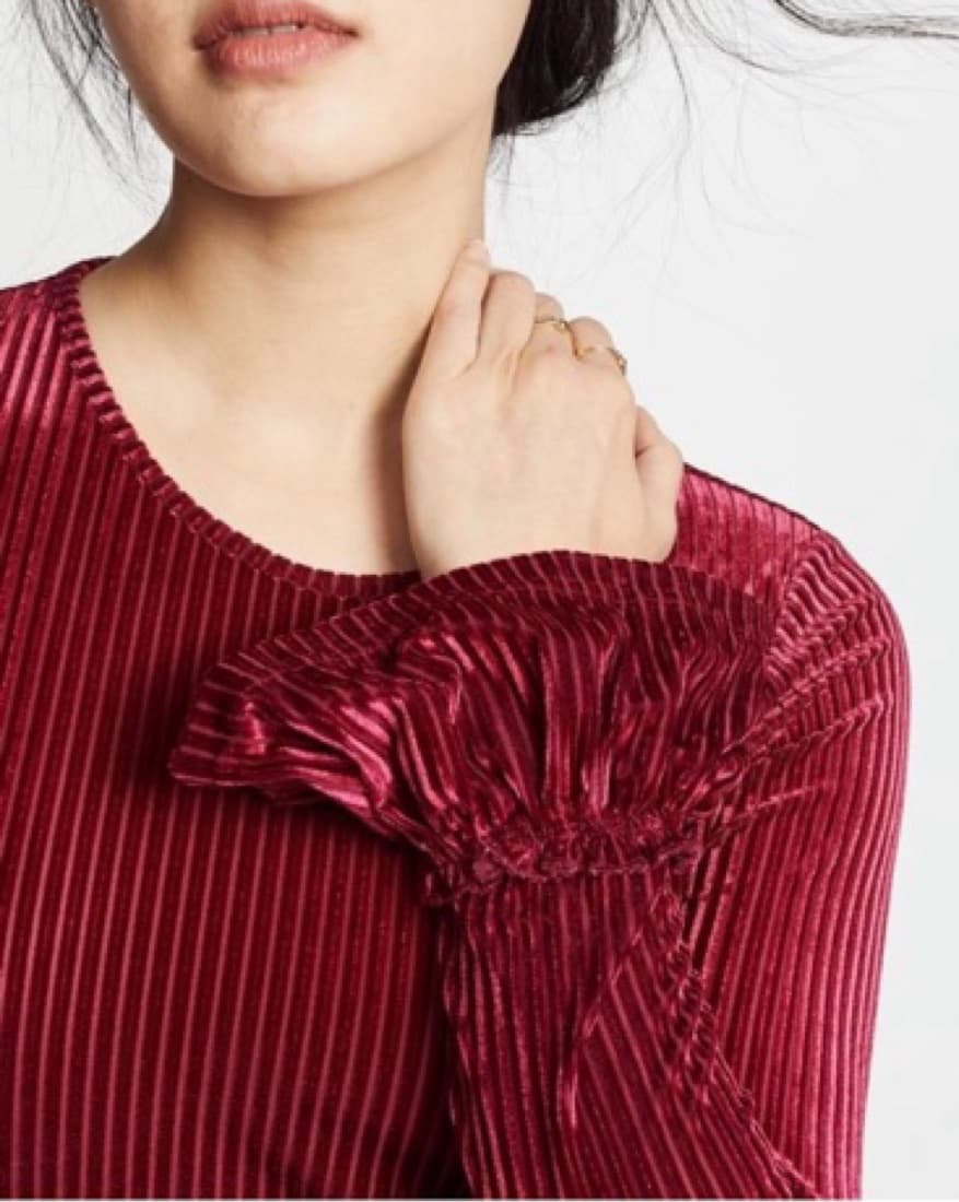 The Fifth Label Velvet Ruffle Dress - Image 4
