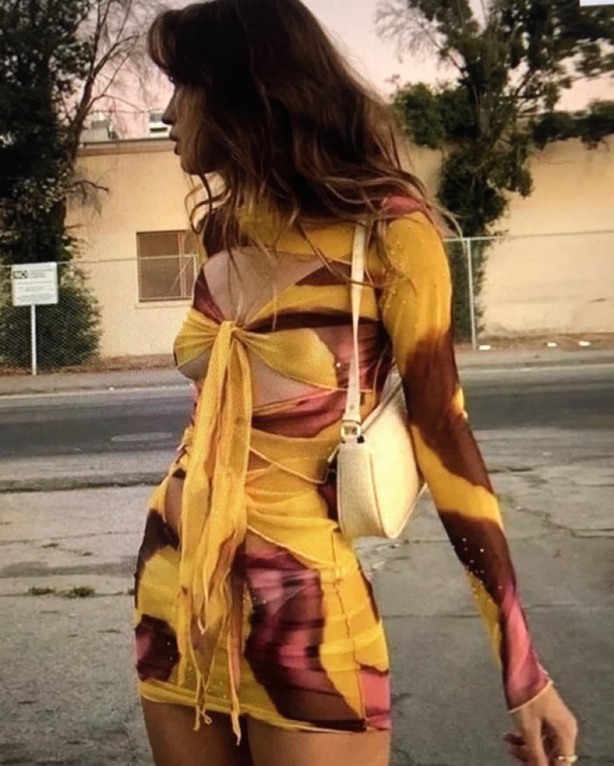 Kim Shui Sheer Dress (KNOCK OFF) - Image 3