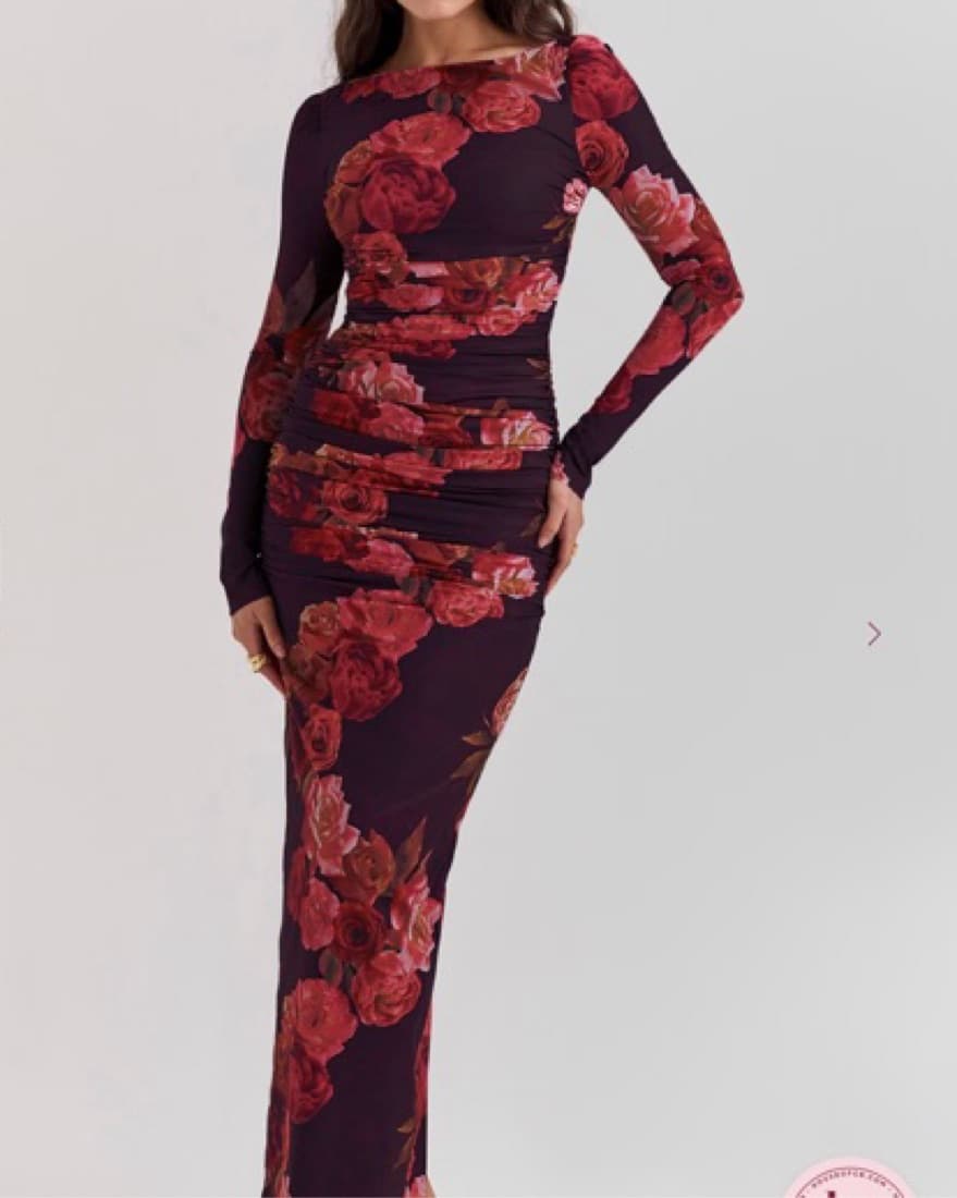 House Of CB Romantic Floral Maxi Dress - Image 4
