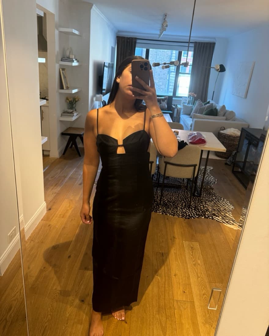 Reformation Black Dress - Image 3