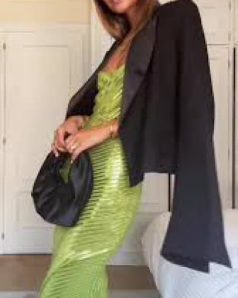 Gina Dress Rat & Boa - Image 4