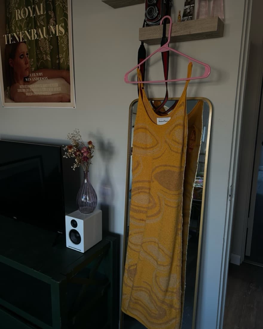 House Of Sunny Yellow Knit Dress - Image 3