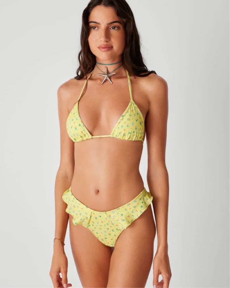 Butter Yellow Frankies Bikinis Swim Set - Image 1