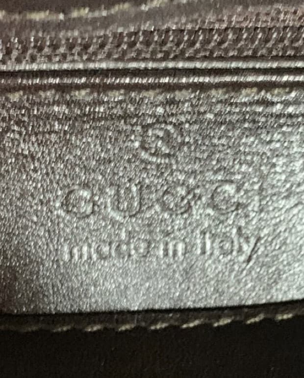 GUCCI brown calfskin leather TOTE - Image 2