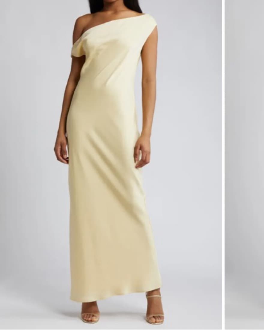 WAYF Yellow Dress - Image 1
