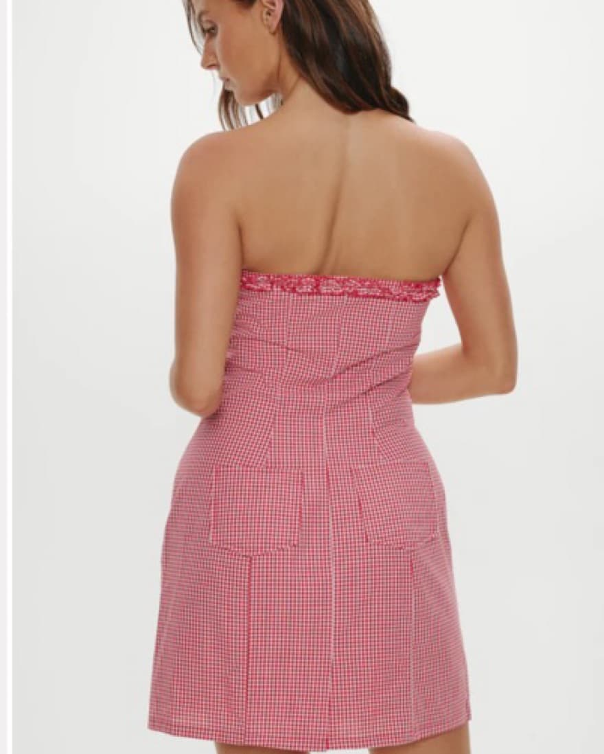 Frankies Bikinis Poppy Strapless Dress - Image 3