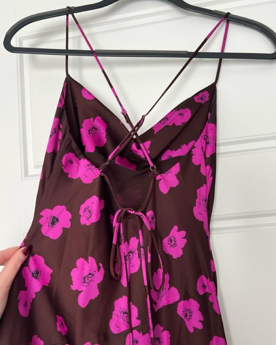 ASTR Gaia Floral Midi Dress - Image 4