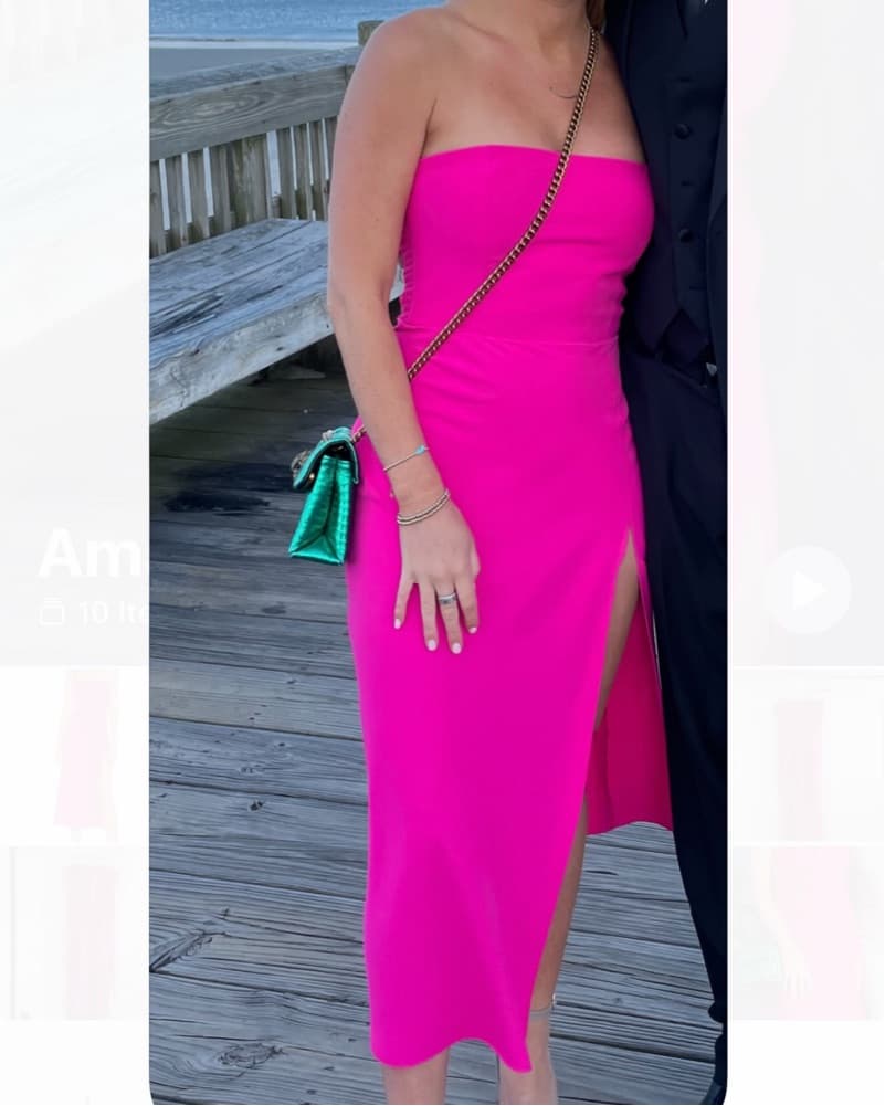 Amanda Uprichard Pink Dress  - Image 5