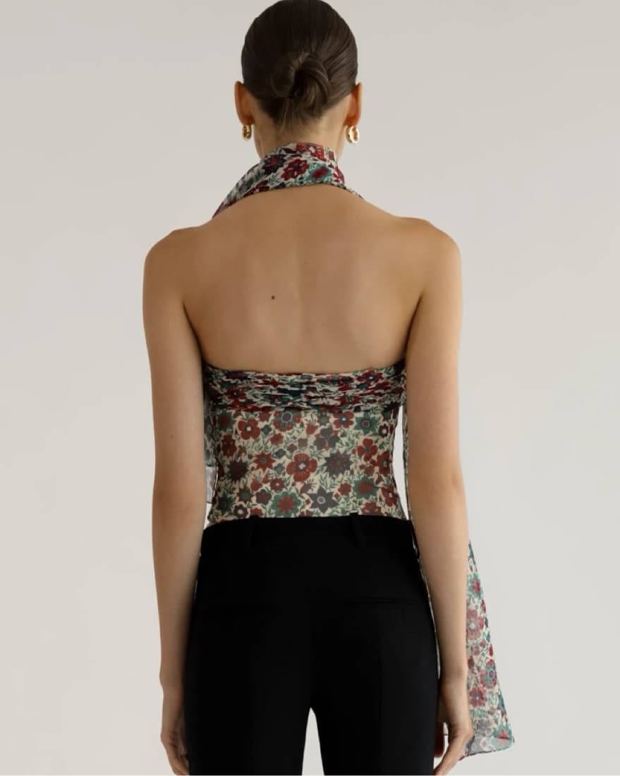 orseund Iris Chiffon Bustier - Image 3