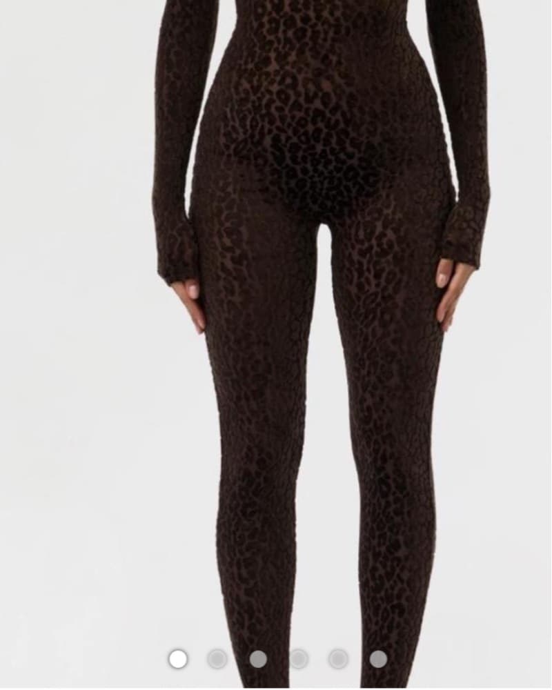 Naked Wardrobe Burnt Out Leopard Jumpsui - Image 3
