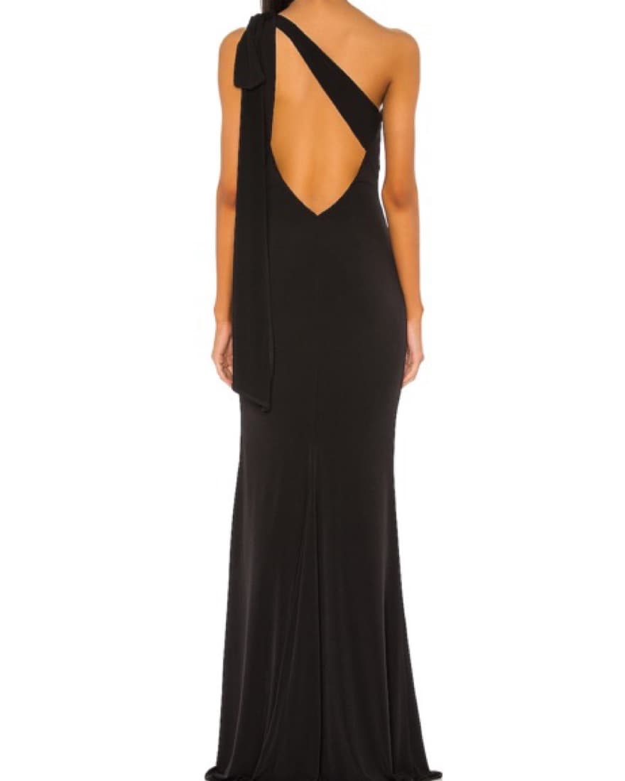 Katie May Black Backless Gown - Image 2