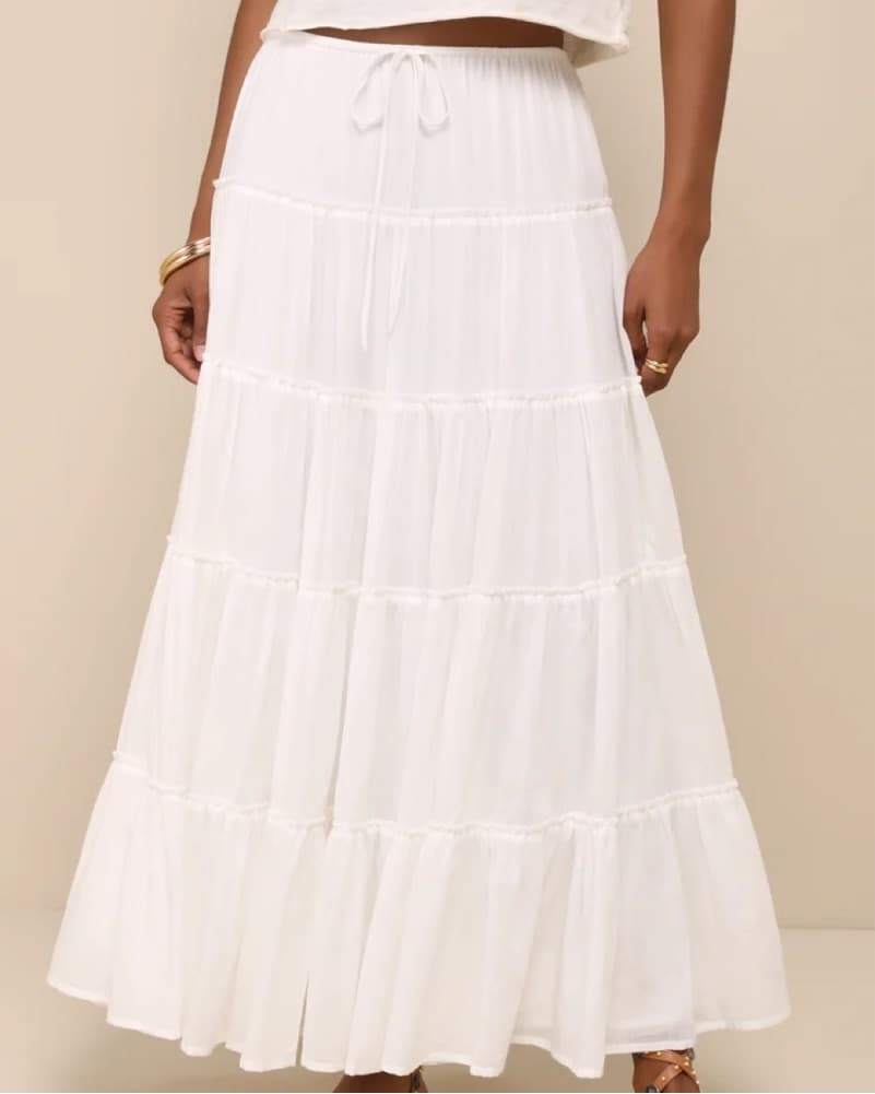 White Gauze Maxi - Image 2