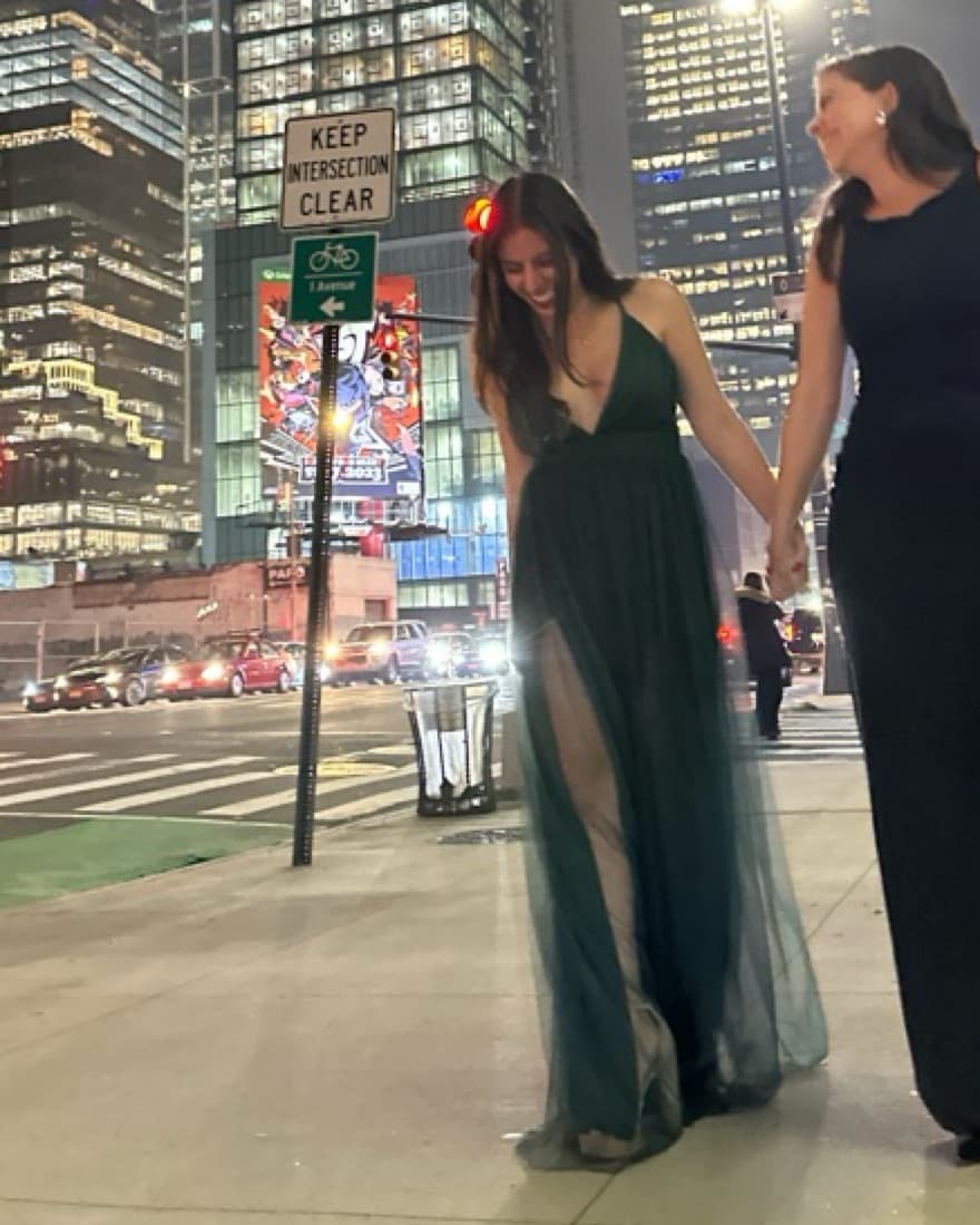 LIKE A VISION PLUNGE MAXI DRESS - Image 5