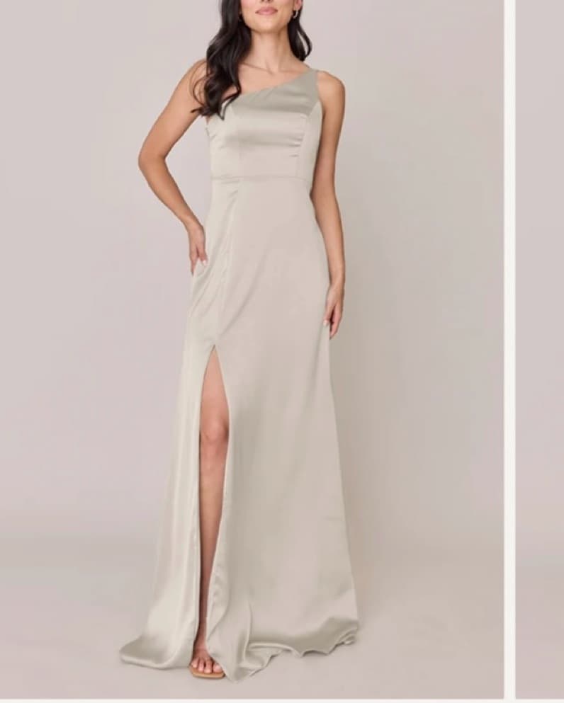Revelry Inez Satin Dress  - Image 1