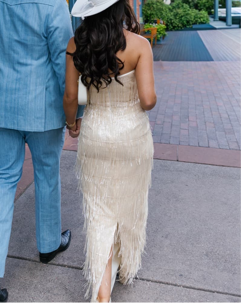 Glamorous Fringe Maxi Dress - Image 1