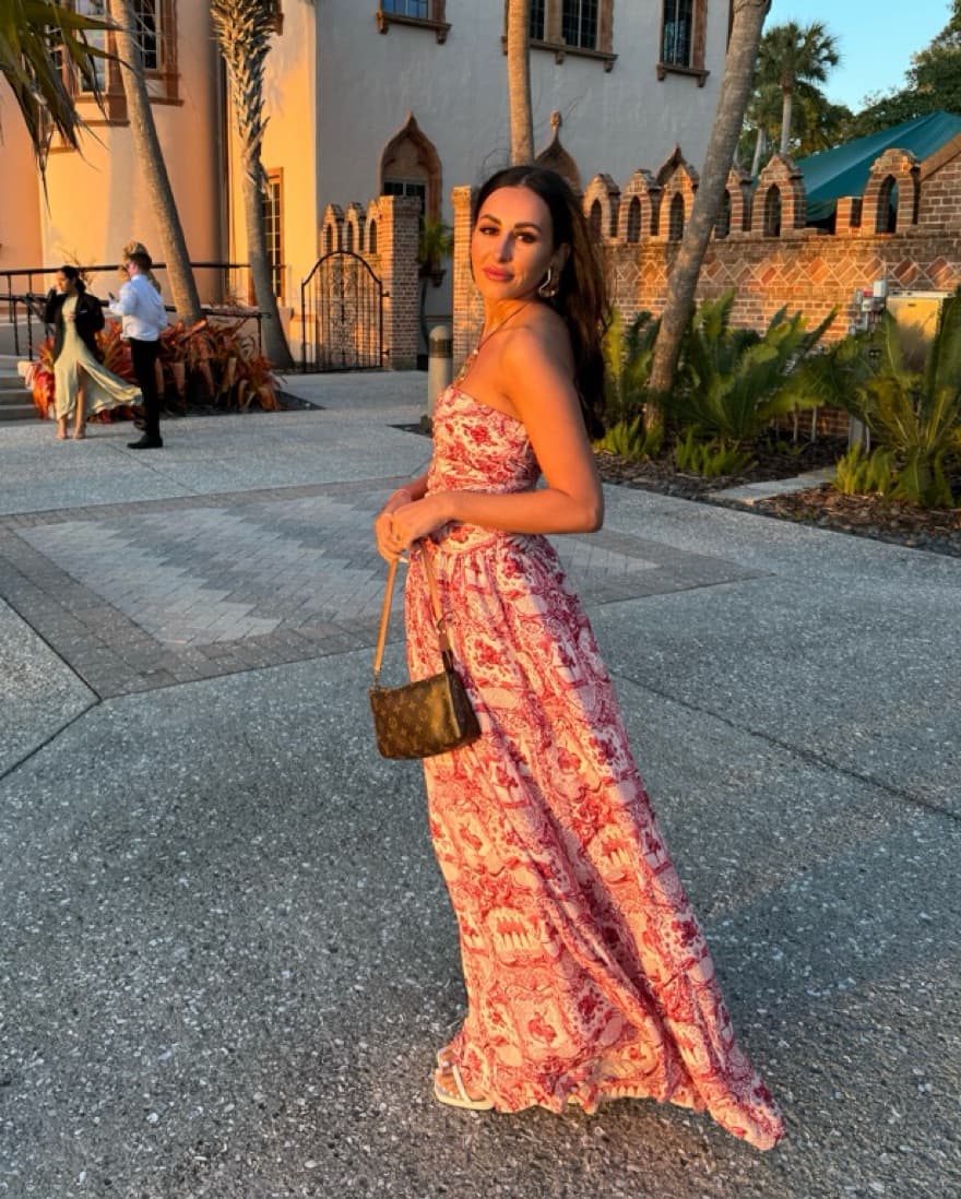 Reformation Printed Dropwaist Maxi Dress - Image 2