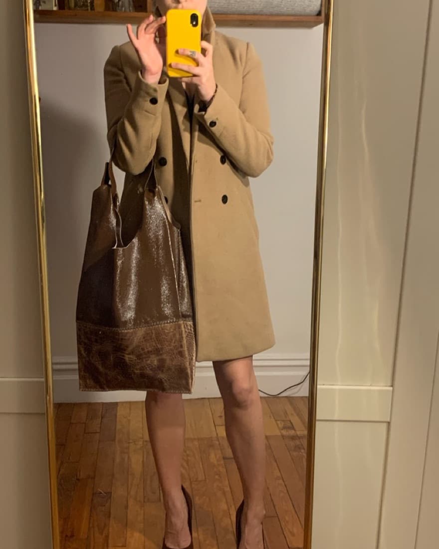 Upcycled Leather Bag - Image 2