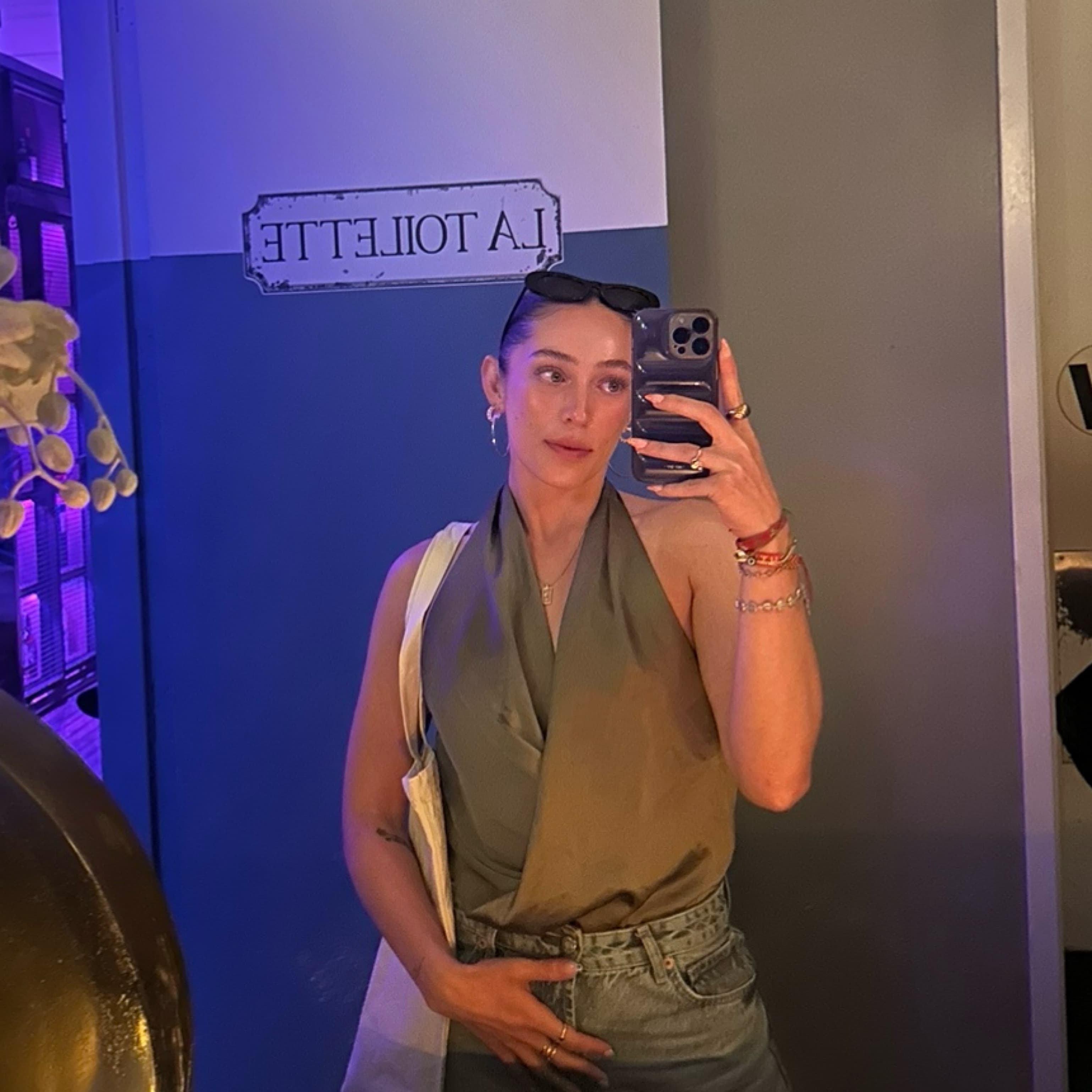 Aritzia Satin Blouse - Martini - Image 3
