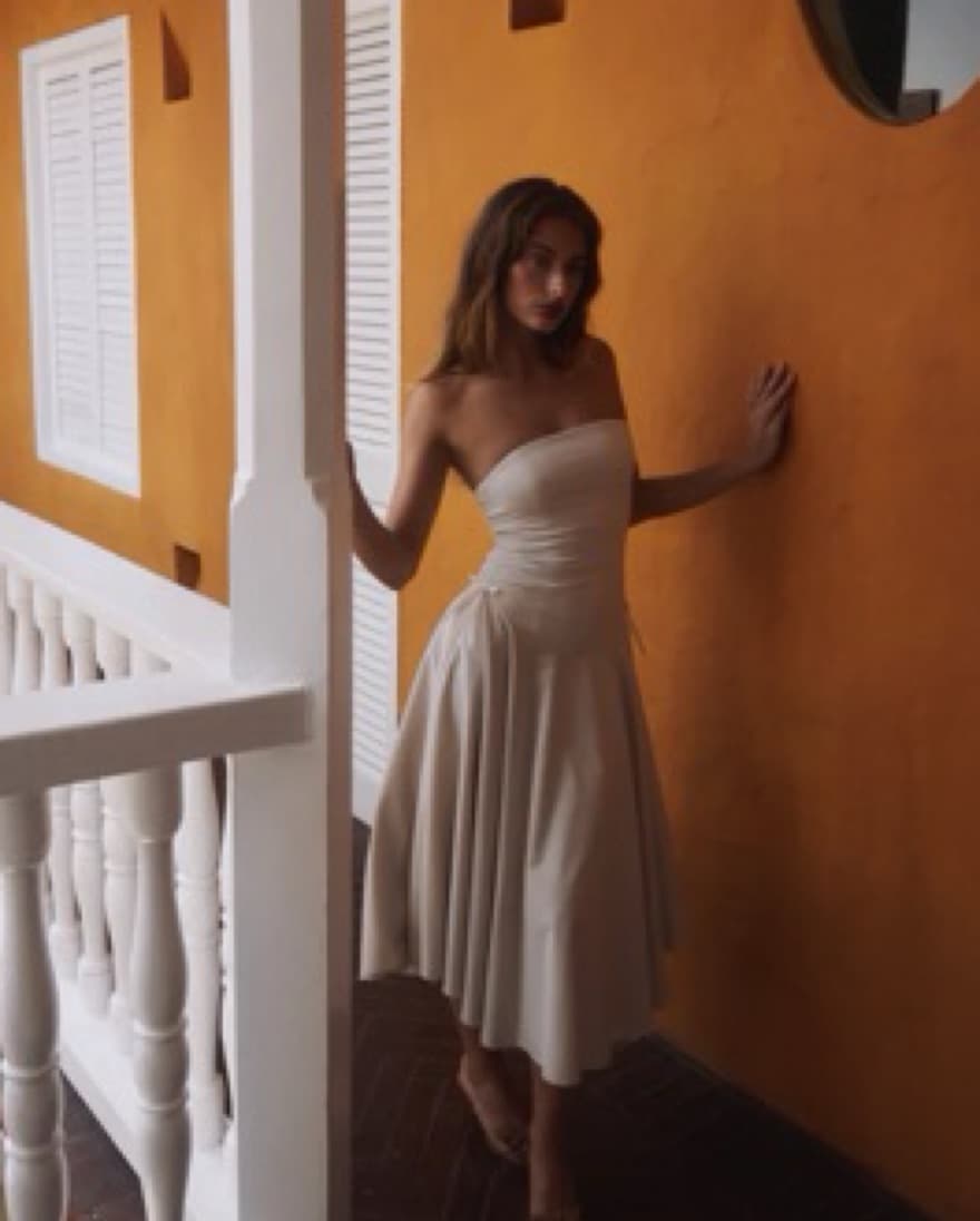 Amelie Teje Ivory Dress - Image 4