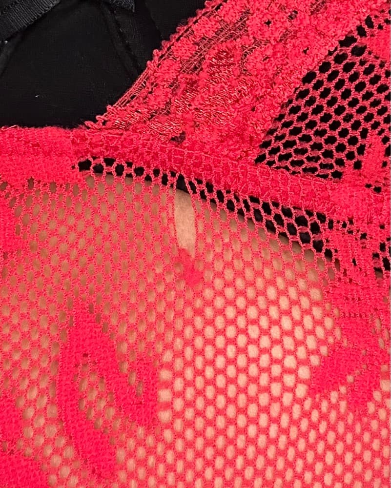 Red, Lacey Victoria’s Secret Top - Image 3