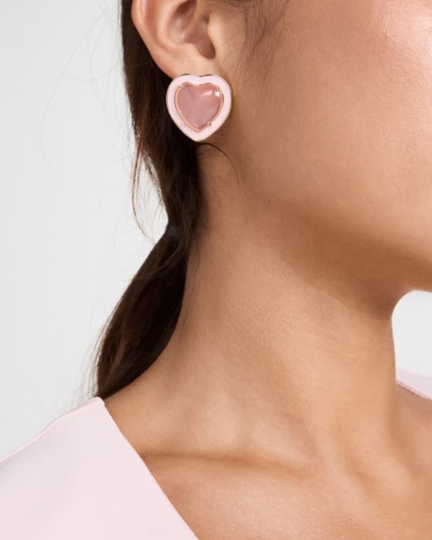 Alison Lou Heart Earrings - Image 1