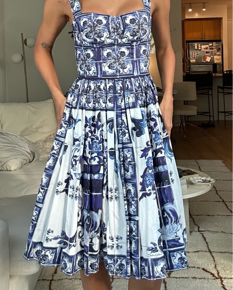 Dolce&Gabbana Bustier Midi Dress - Image 2