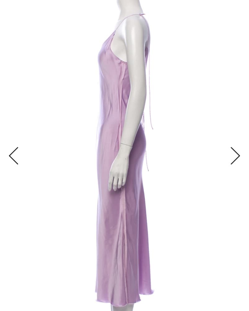 HELMUT LANG Lavender Slip Dress - Image 2