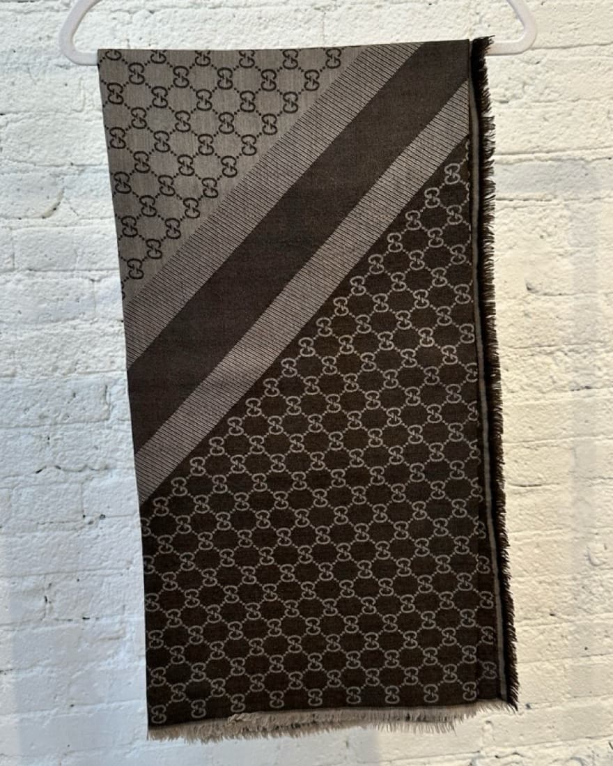 Gucci Brown Scarf - Image 1