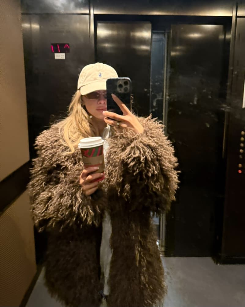 Brown Mongolian Faux Fur Cost  - Image 1