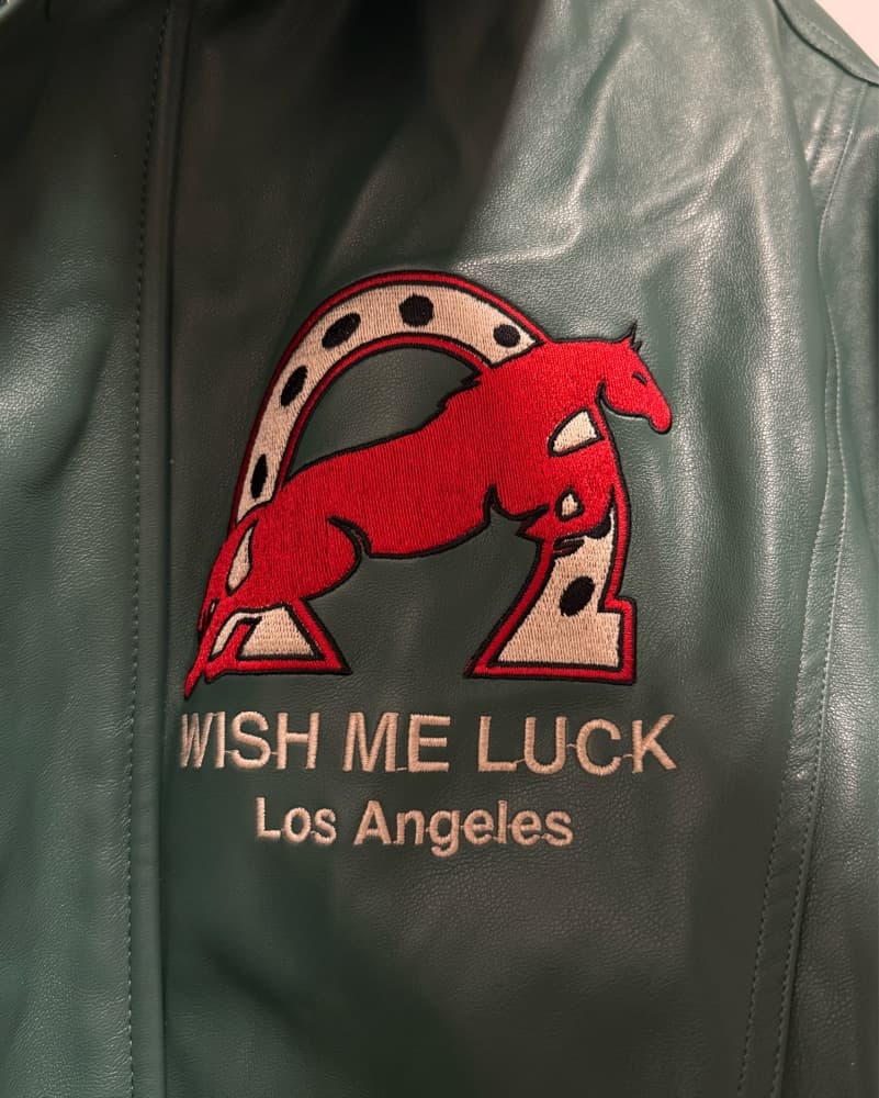 Wish Me Luck Vintage Leather Bomber - Image 3