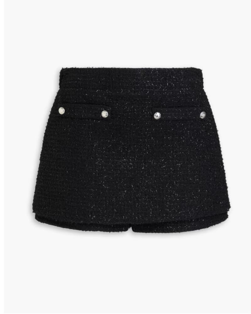 Maje Black Tweed Skirt - Image 1