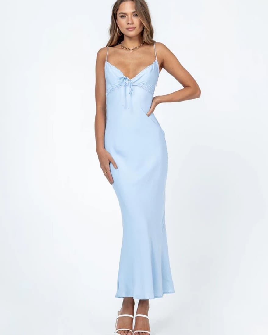 blue long dress - Image 1