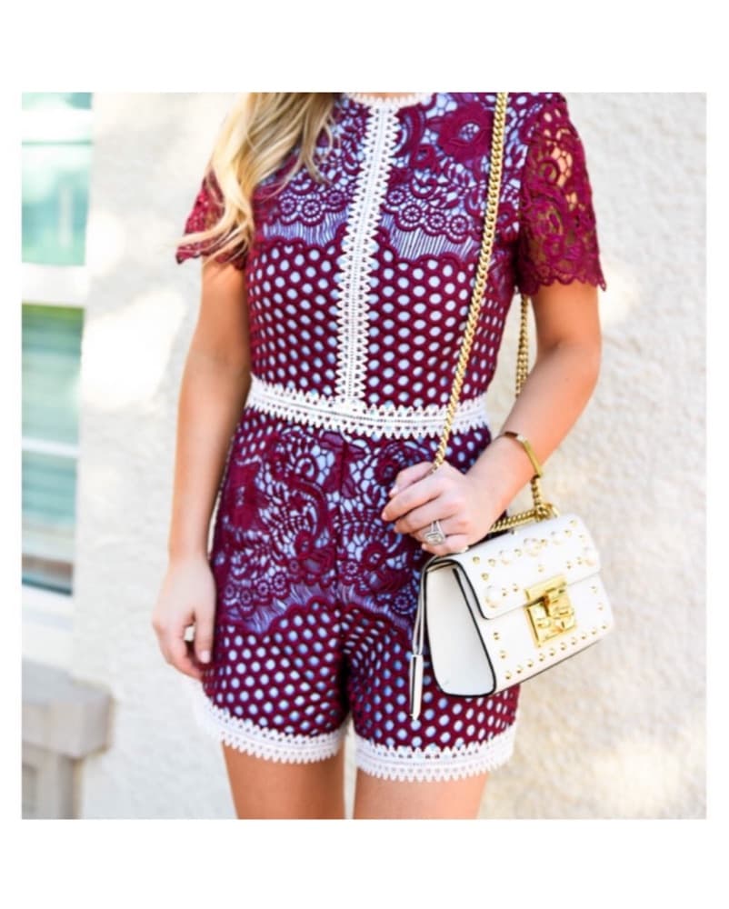 Alexis Rowan Lace Romper - Image 4