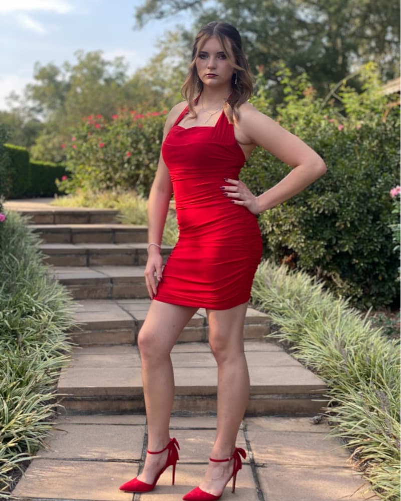 Red Homecoming Dress - Image 1