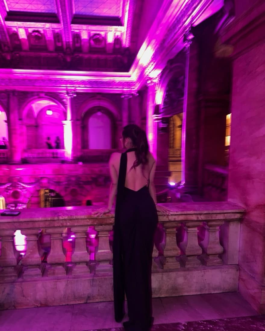 Backless One Shoulder Gown  - Image 3