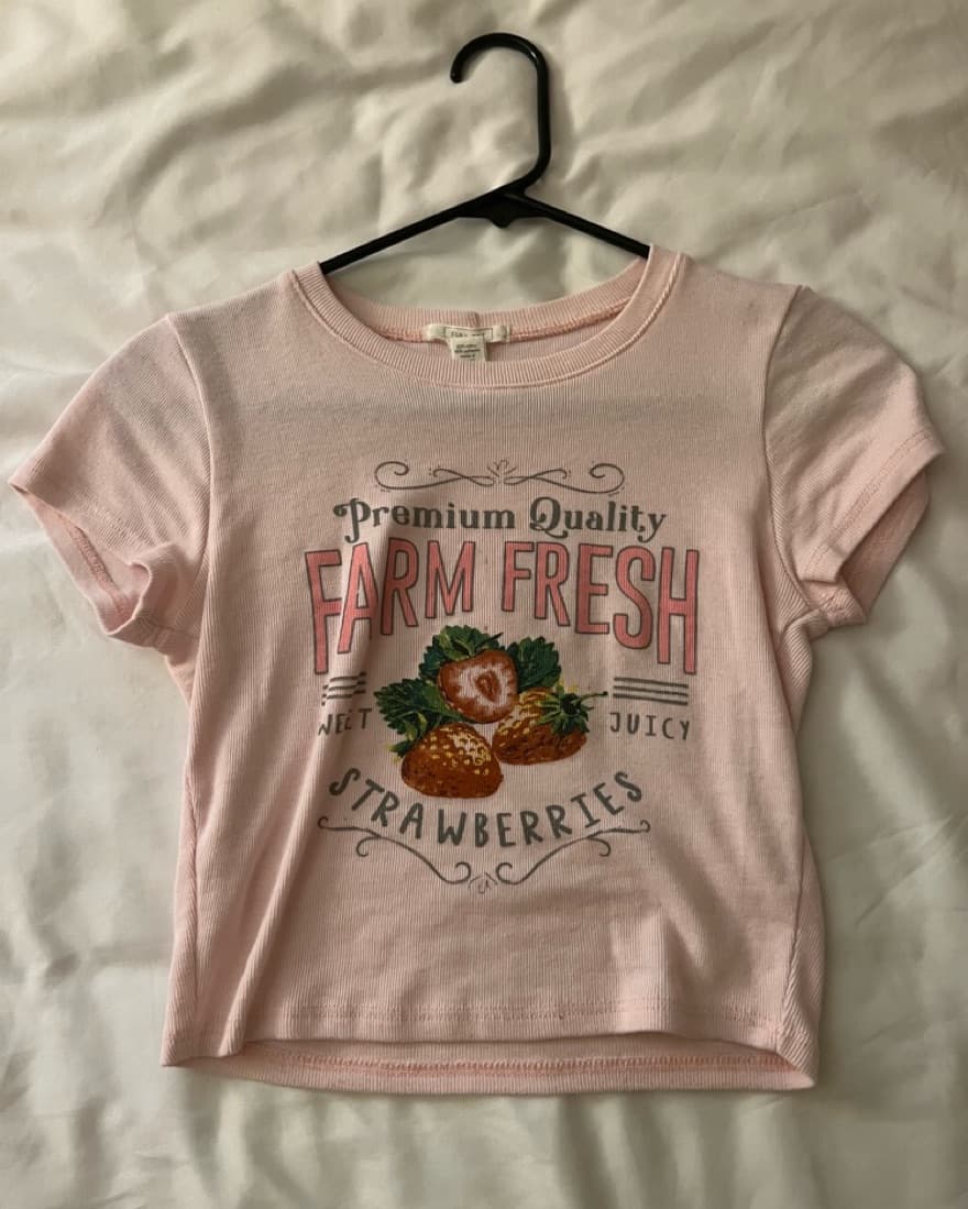 Farm Fresh Strawberry Baby Tee Shirt - Image 1